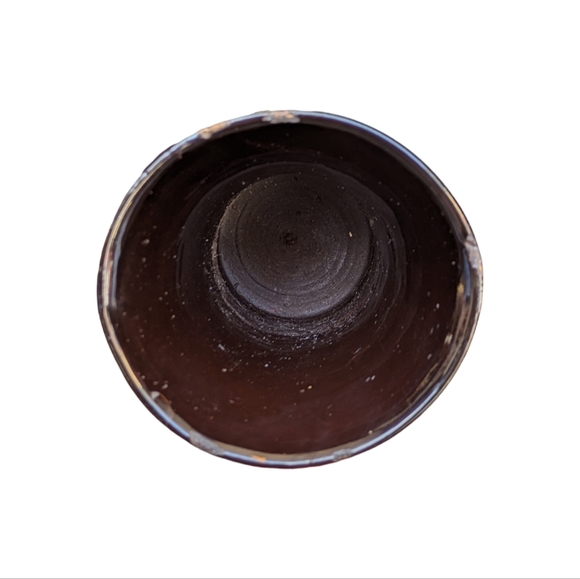 Flying Horse Footed Lacquer Vase with Mother of Pearl Abalone Inlay Hand Painted - Picture 8 of 10